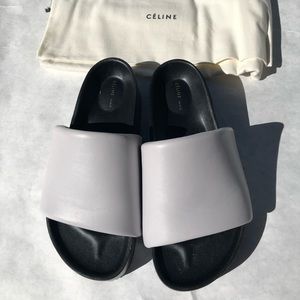 Celine by Phoebe Philo leather slides